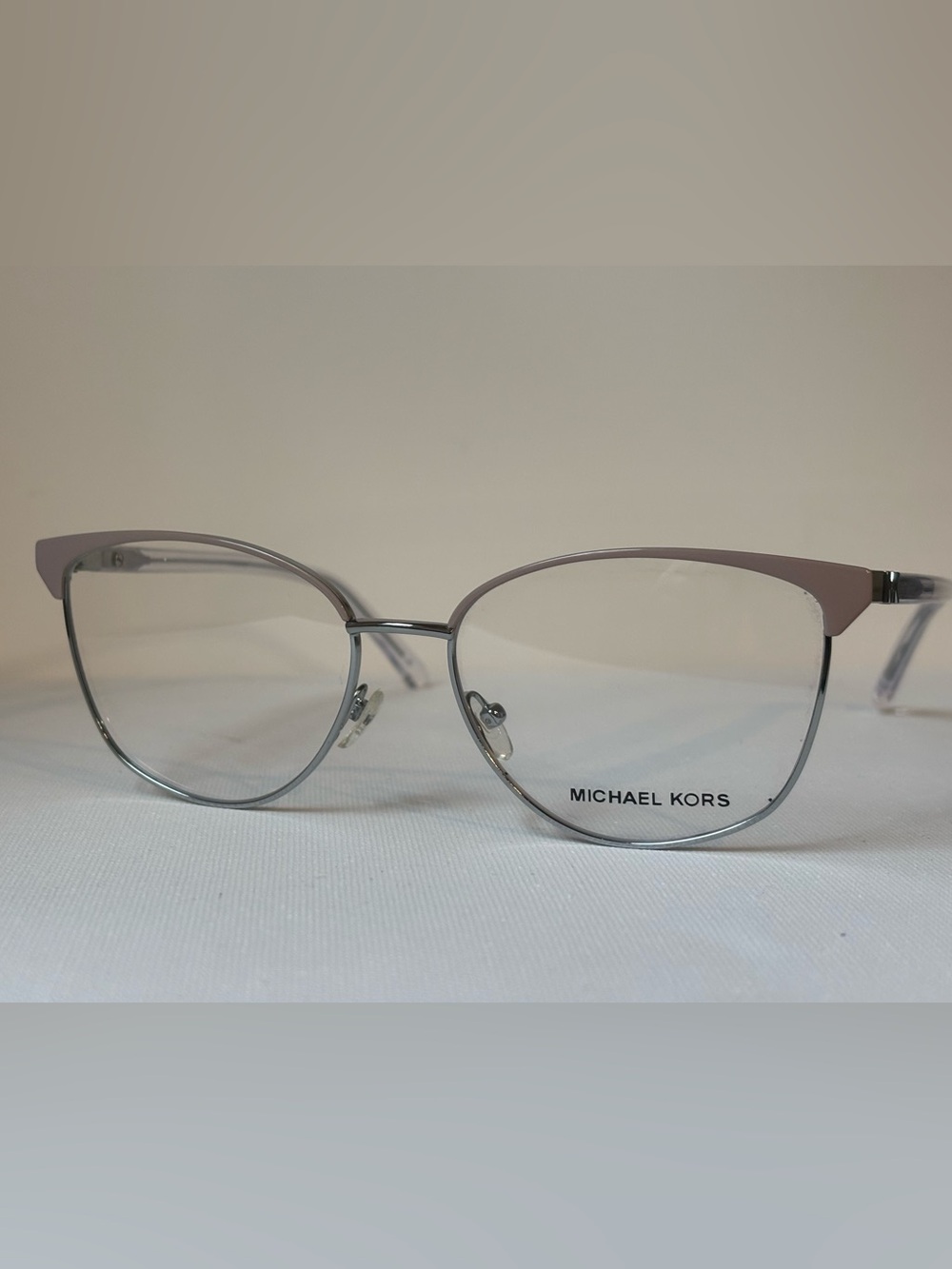 Michael Kors Women's Silver-Tone Round Metal Glasses